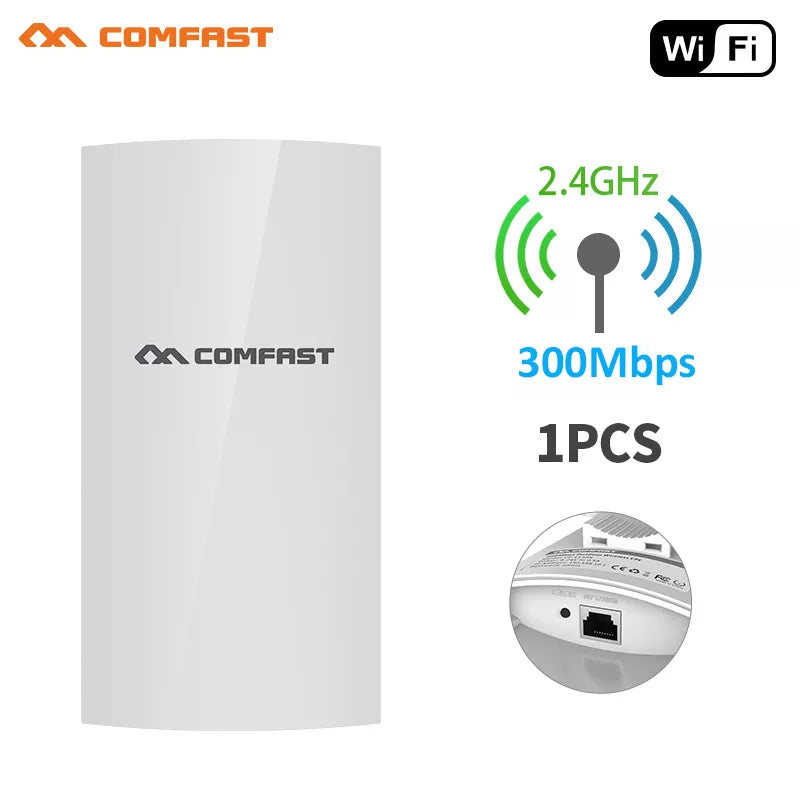 COMFAST 1KM WIFI Range Access Wireless Outdoor CPE Router Extender 2.4G