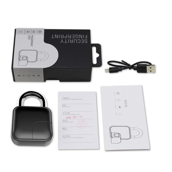 SmartLife IP65 Waterproof Wireless Fingerprint Lock , Smart Fingerprint Padlock