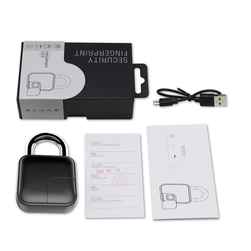 SmartLife IP65 Waterproof Wireless Fingerprint Lock , Smart Fingerprint Padlock