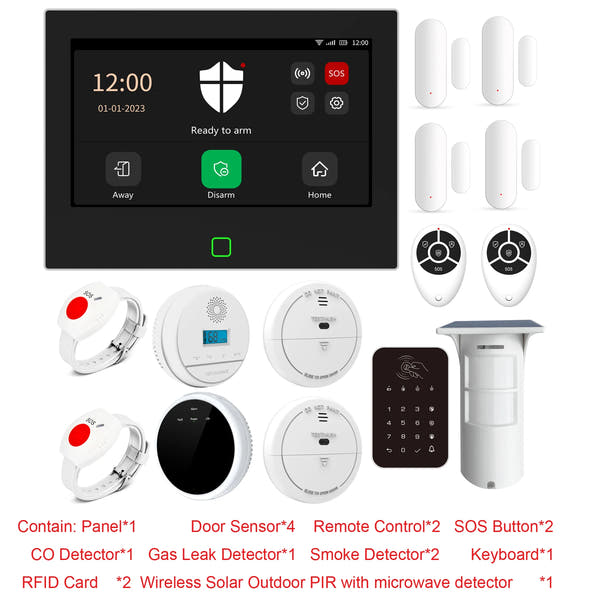 Wifi GSM Intelligent Internet Anti-Theft  Wireless Security Alarm System