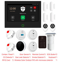Wifi GSM Intelligent Internet Anti-Theft  Wireless Security Alarm System