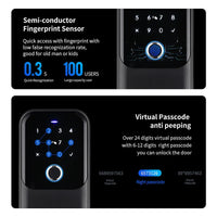 Wireless Wifi Outdoor Wall Mounted Anti Theft Fingerprint Lock Key Safe Box