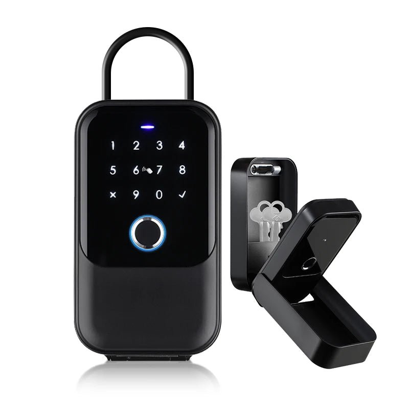 Wireless Wifi Outdoor Wall Mounted Anti Theft Fingerprint Lock Key Safe Box