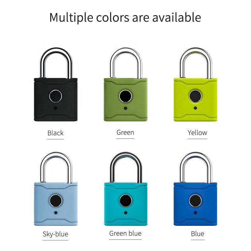 Waterproof Candado Con Huella Digital Wifi Wholesale Smart Fingerprint Padlock