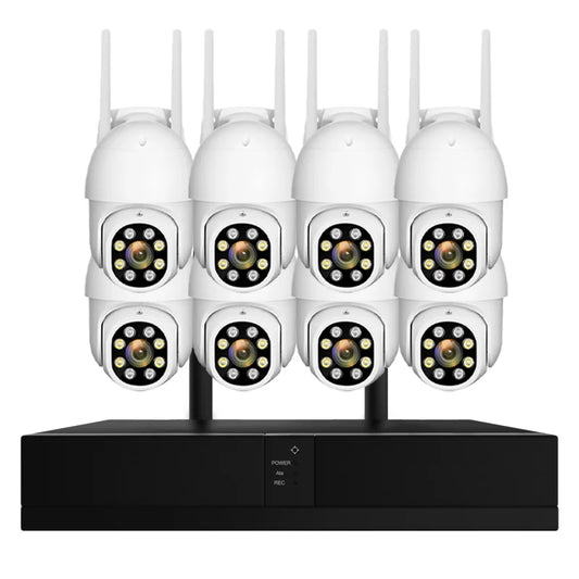 8 Channel 8MP Security Camera System Wireless Cctv 8ch PTZ Wifi Kit