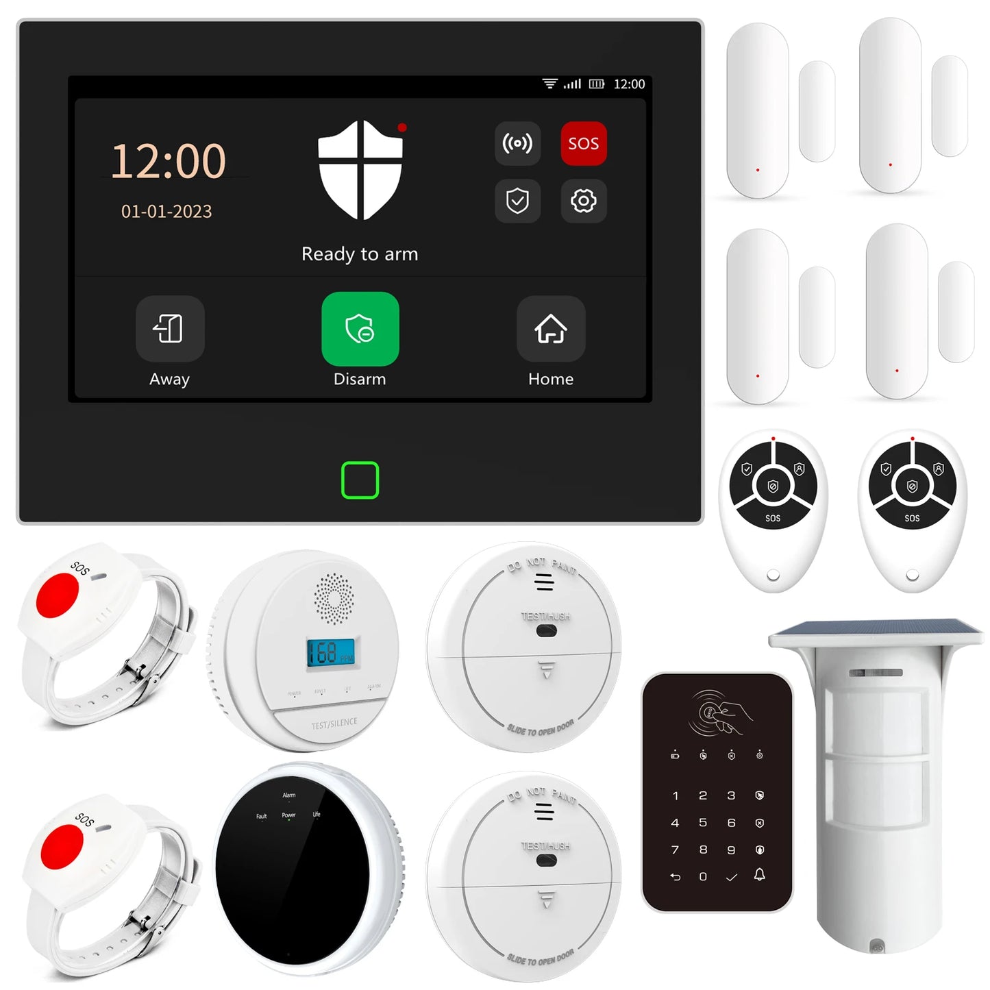 Wifi GSM Intelligent Internet Anti-Theft  Wireless Security Alarm System