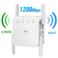5Ghz Wireless WiFi Repeater 1200Mbps Router Wifi Booster