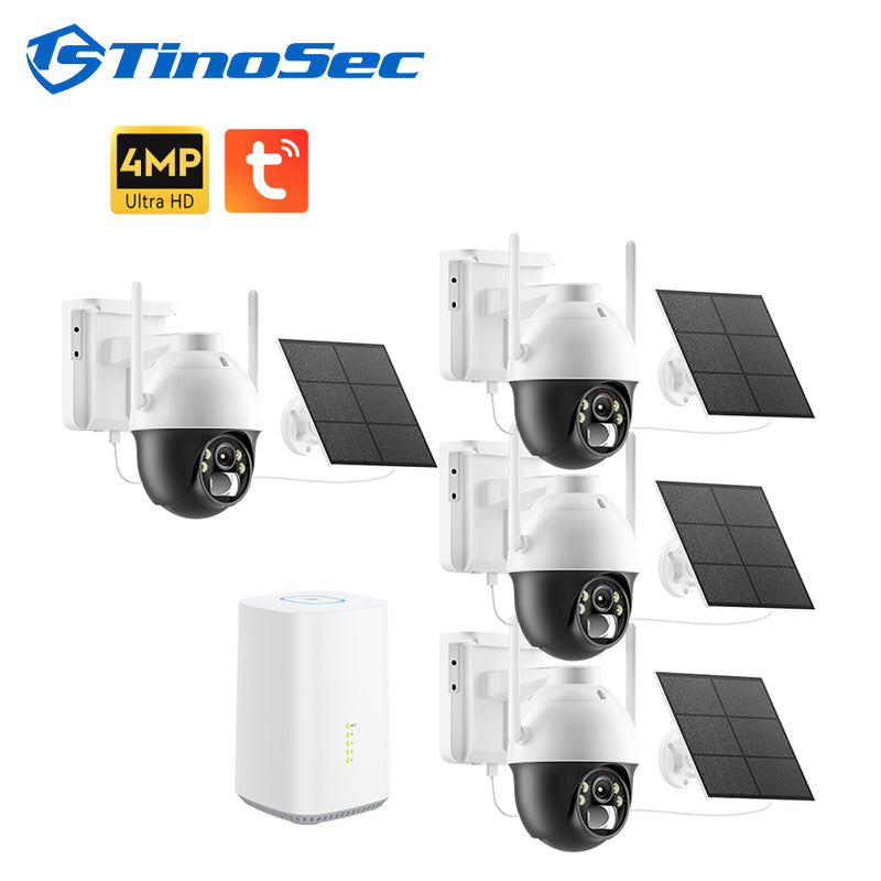 Wireless Outdoor Floodlight Camera Solar CCTV Wifi Network SecuritySystem Camera
