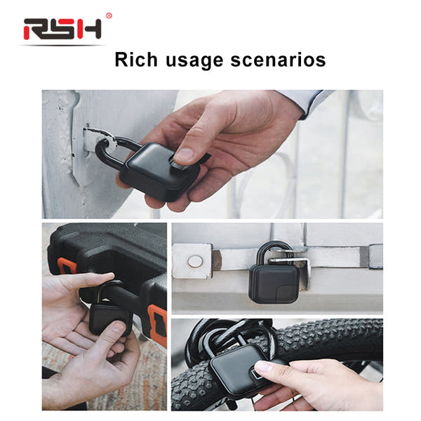 SmartLife IP65 Waterproof Wireless Fingerprint Lock , Smart Fingerprint Padlock