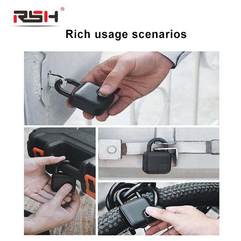 SmartLife IP65 Waterproof Wireless Fingerprint Lock , Smart Fingerprint Padlock