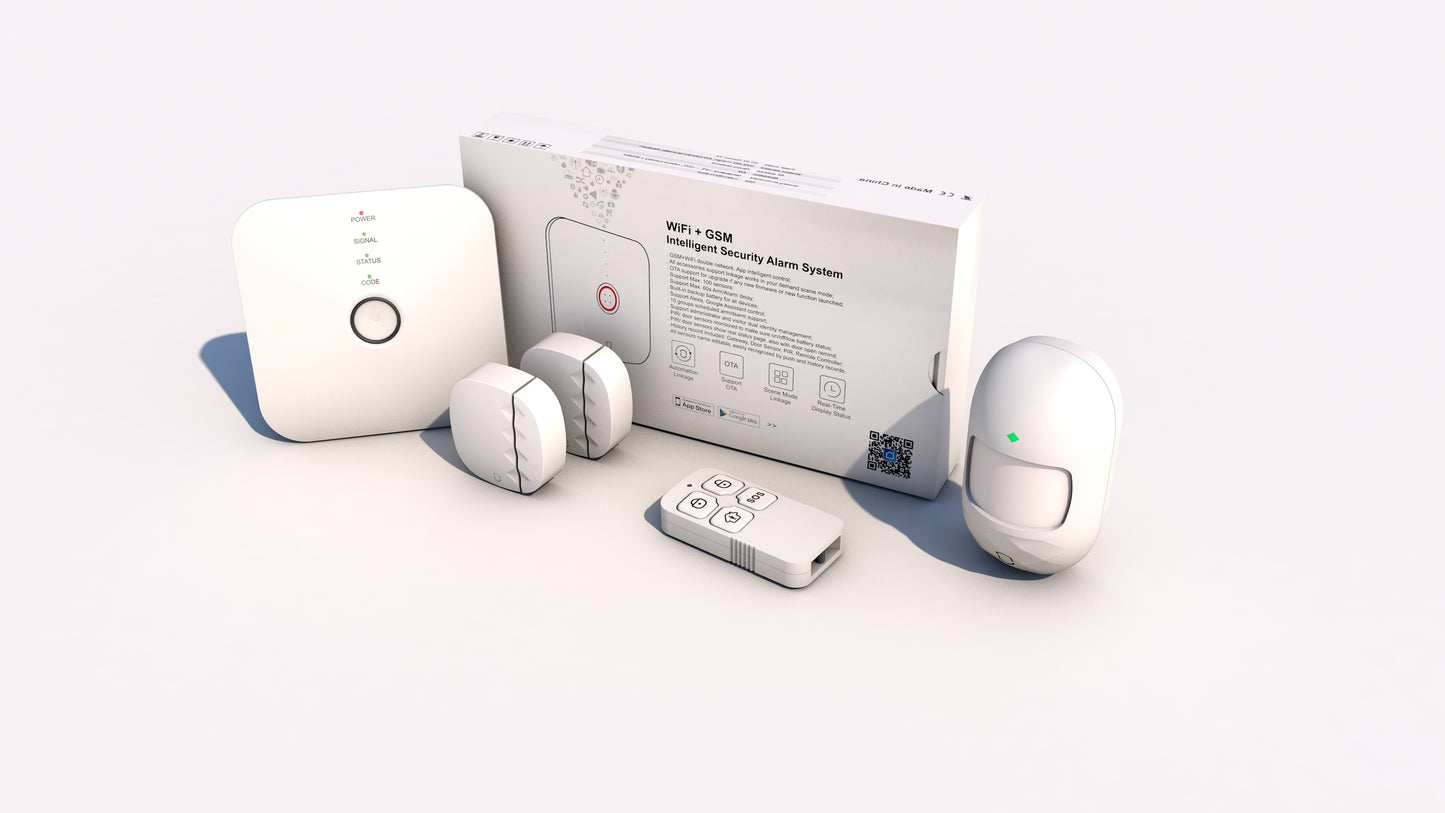 Wireless Home Security Wifi  Gsm Anti Theft Alarm System Smart Home Alarm Kit